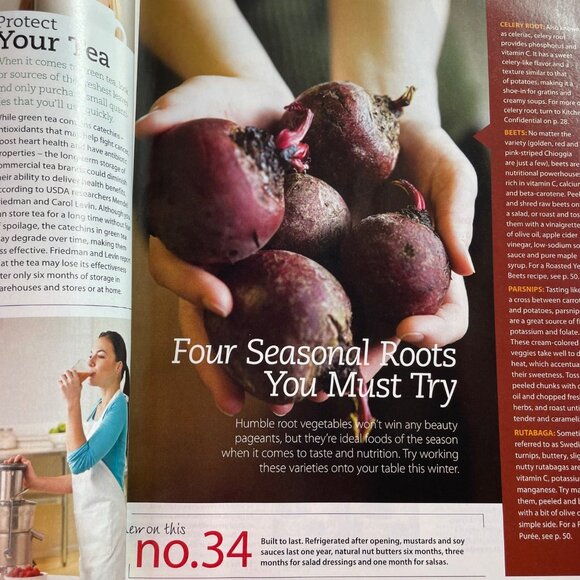 Clean Eating Magazine u January February 2010 45 Seasonal Recipes Slimming Optio - Picture 7 of 8